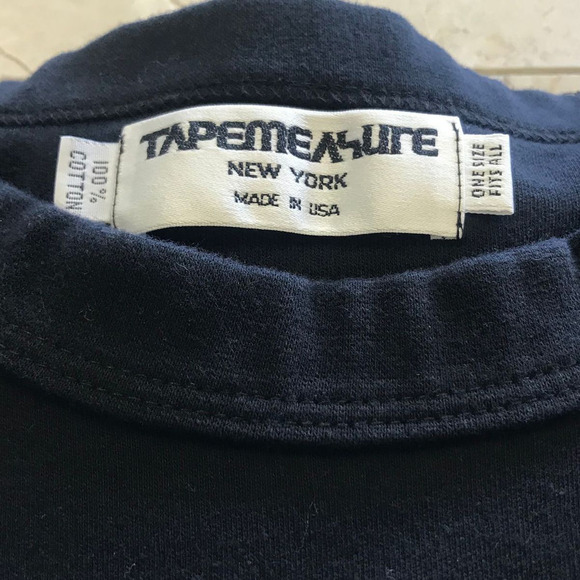 VTG Tapemeasure New York USA FLAG Sweater One Size - Picture 2 of 9